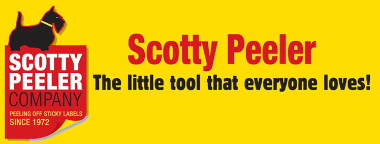 Scotty Peeler Label & Sticker Remover - Set of 4: Red, White, Blue, or  Metal